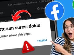 Facebook Oturum Süresi Doldu Hatası