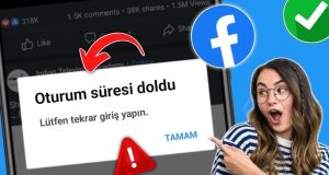 Facebook Oturum Süresi Doldu Hatası