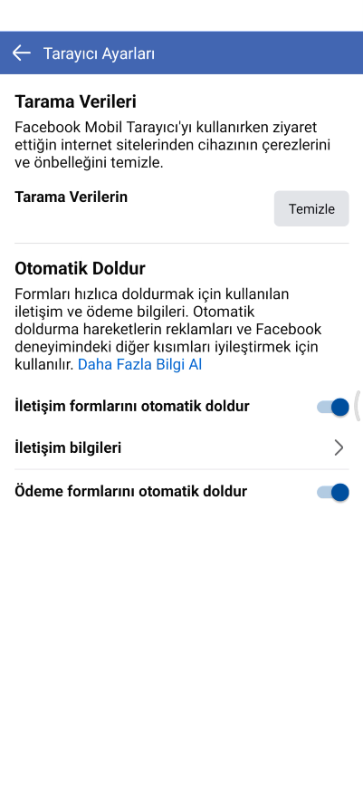 Facebook Üzerinden Önbellek Temizleme