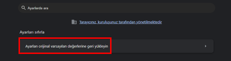 Chrome STATUS_ACCESS_VIOLATION Hatası