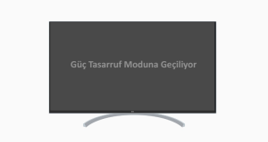 Monitör Güç Tasarruf Modu Kapatma