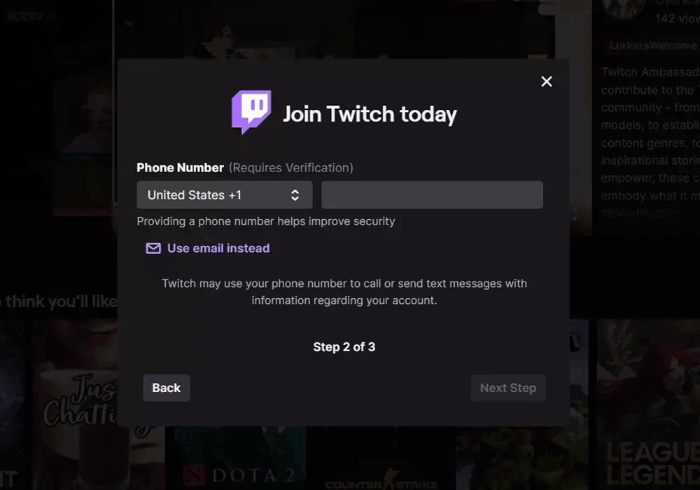 Twitch SMS Doğrulama Kodu Gelmeme Sorunu