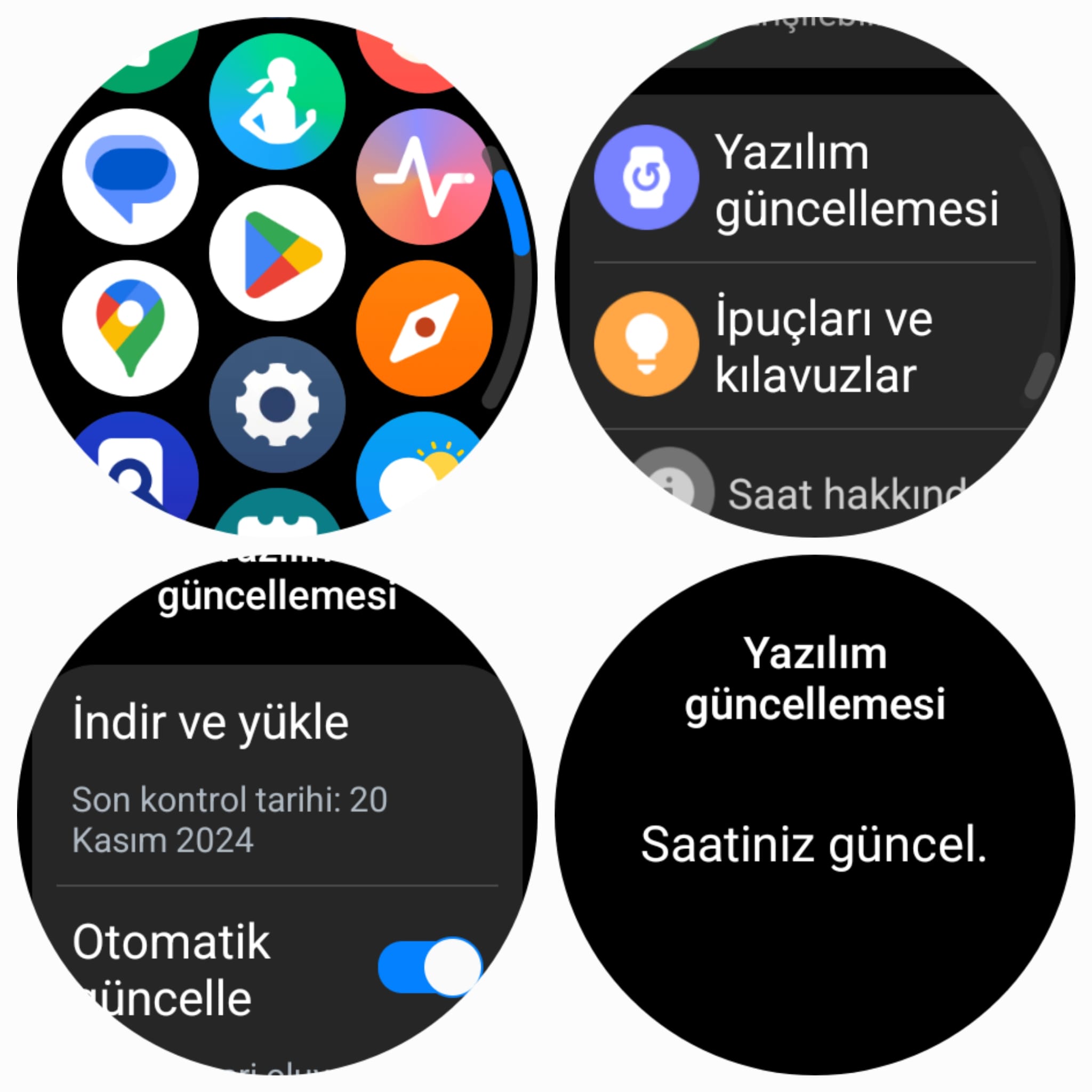 Samsung Gear Üzerinden Güncelleme