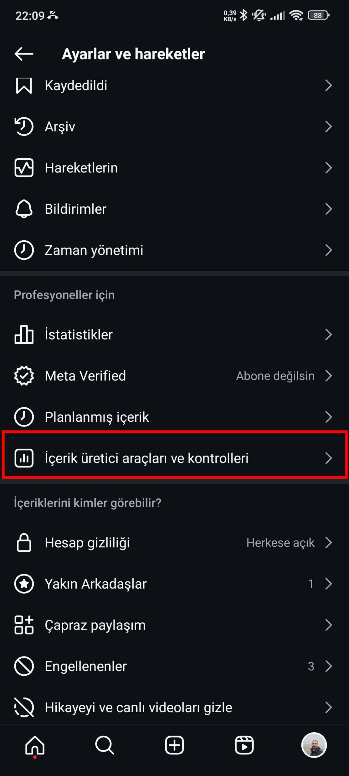 Instagram Kişisel Hesaba Geçme