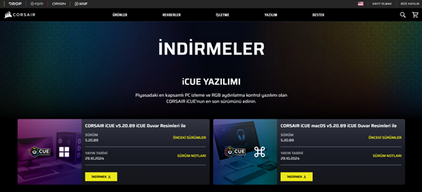 iCUE Nasıl İndirilir