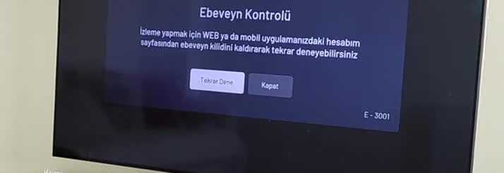 TV de Ebeveyn Hesabı Nasıl Oluşturulur