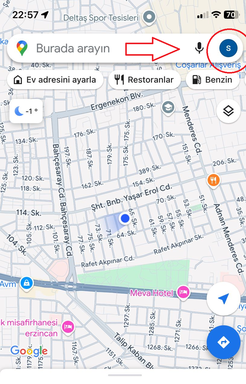 Google Maps ile konum takibi