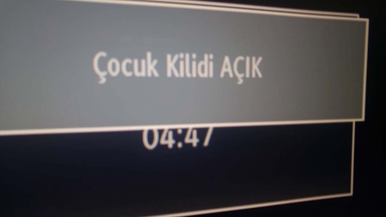 TV de Çocuk Kilidi Nasıl Açılır?