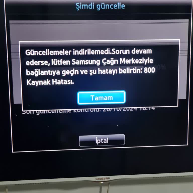 TV Güncelleştirme Hatası