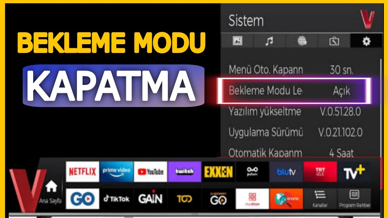 TV Bekleme Modundan Nasıl Çıkılır? çözüm adımları