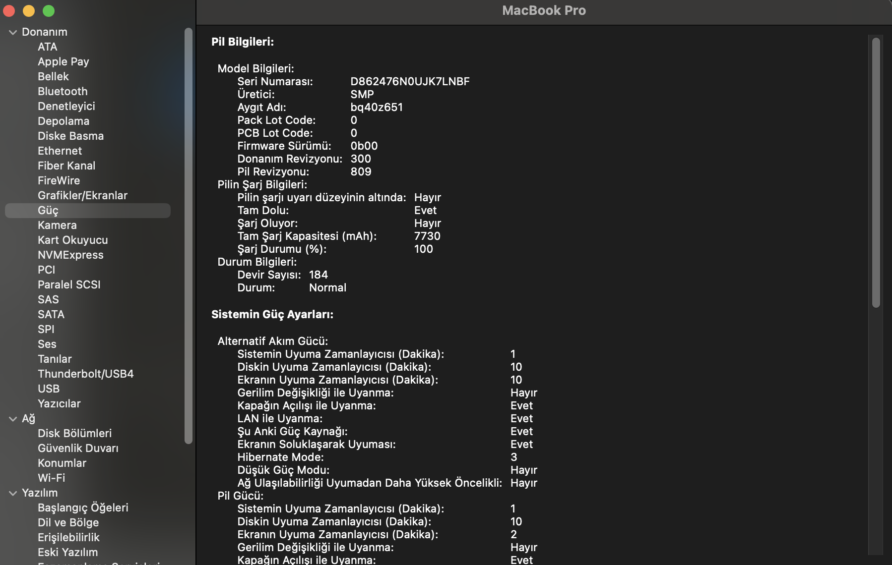 macbook 3 - MacBook Batarya Ömrünü Uzatma: İpuçları ve Yöntemler