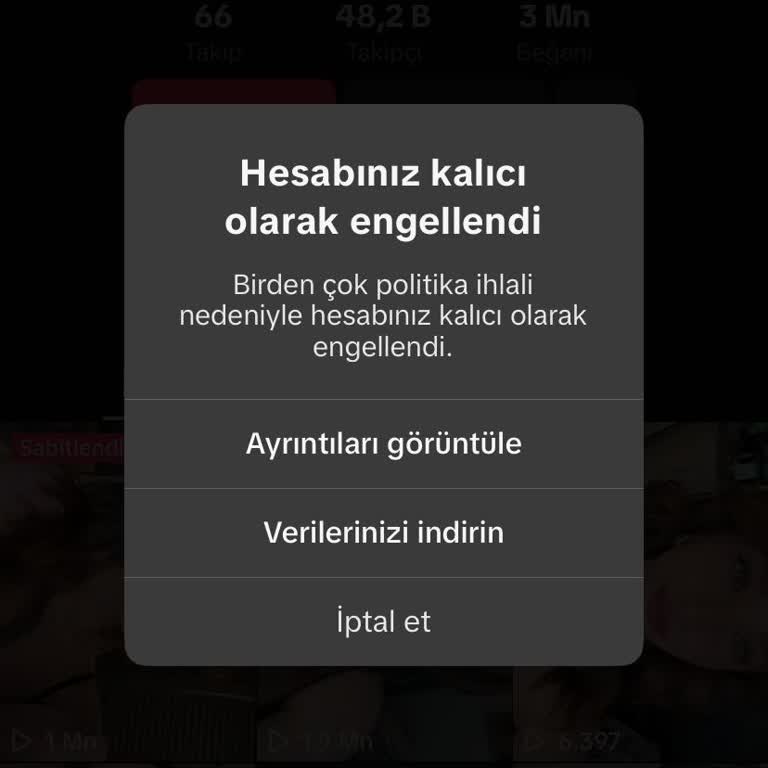 tiktok hesabim kapatildi - Yasaklanan TikTok Hesabı Nasıl Açılır?