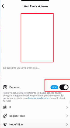 Instagramda Deneme Reels Videosu Oluşturma İnstagram da deneme reels videosu