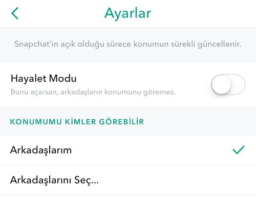 Snapchat Hayalet Modu Nedir ve Neden Kullanmalısınız