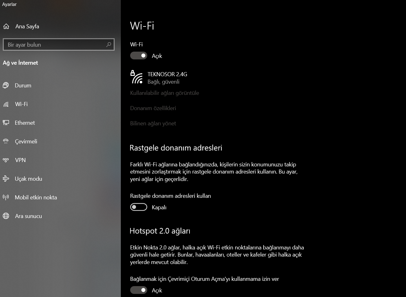 Ekran goruntusu 2024 12 31 134718 - Windows 11'de Wi-Fi Sinyal Gücü Nasıl Kontrol Edilir