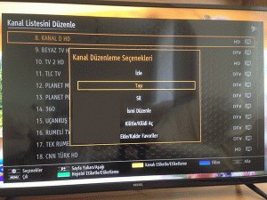 kanal taşıma silme düzenleme nasıl yapabilirim.