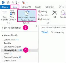 Outlookta Silinen E postalar Nasil Kurtarilir - Outlook'ta Silinen E-postalar Nasıl Kurtarılır?