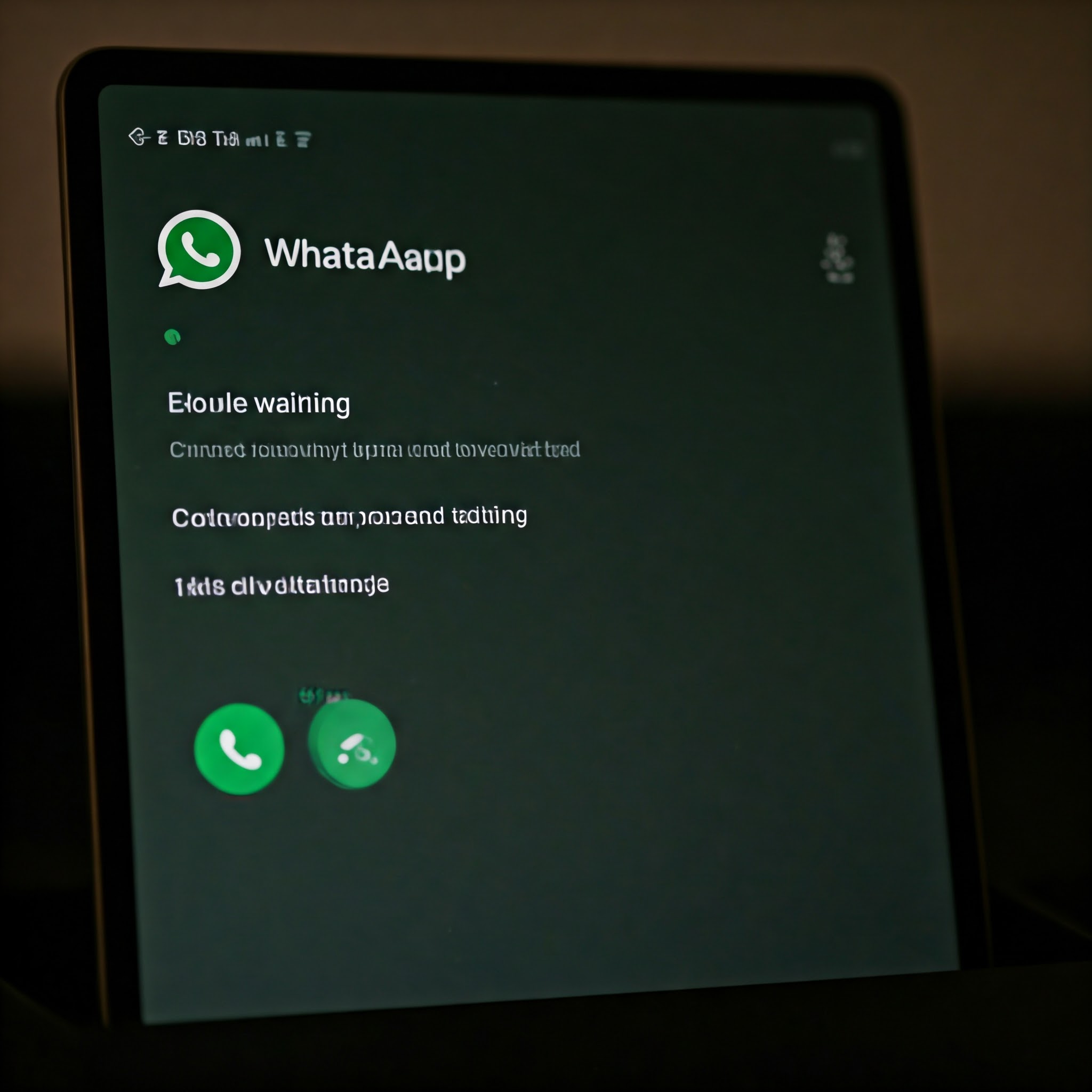 WhatsApp Arama Bekletme Özelliği