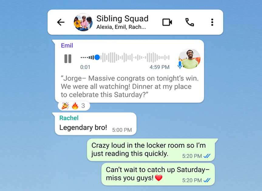 WhatsApp Sesli Mesaj Transkriptleri Özelliği Yeni Bir Dönem Başlıyor WhatsApp Sesli Mesaj Transkriptleri 3 - WhatsApp Sesli Mesaj Transkriptleri Özelliği Yeni Bir Dönem Başlıyor
