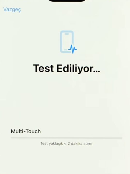 test ediliyor