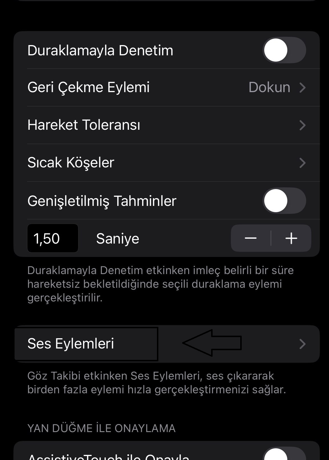 İphone telefonda ses eylemi ekleme İphone telefonda ses eylemi ekleme