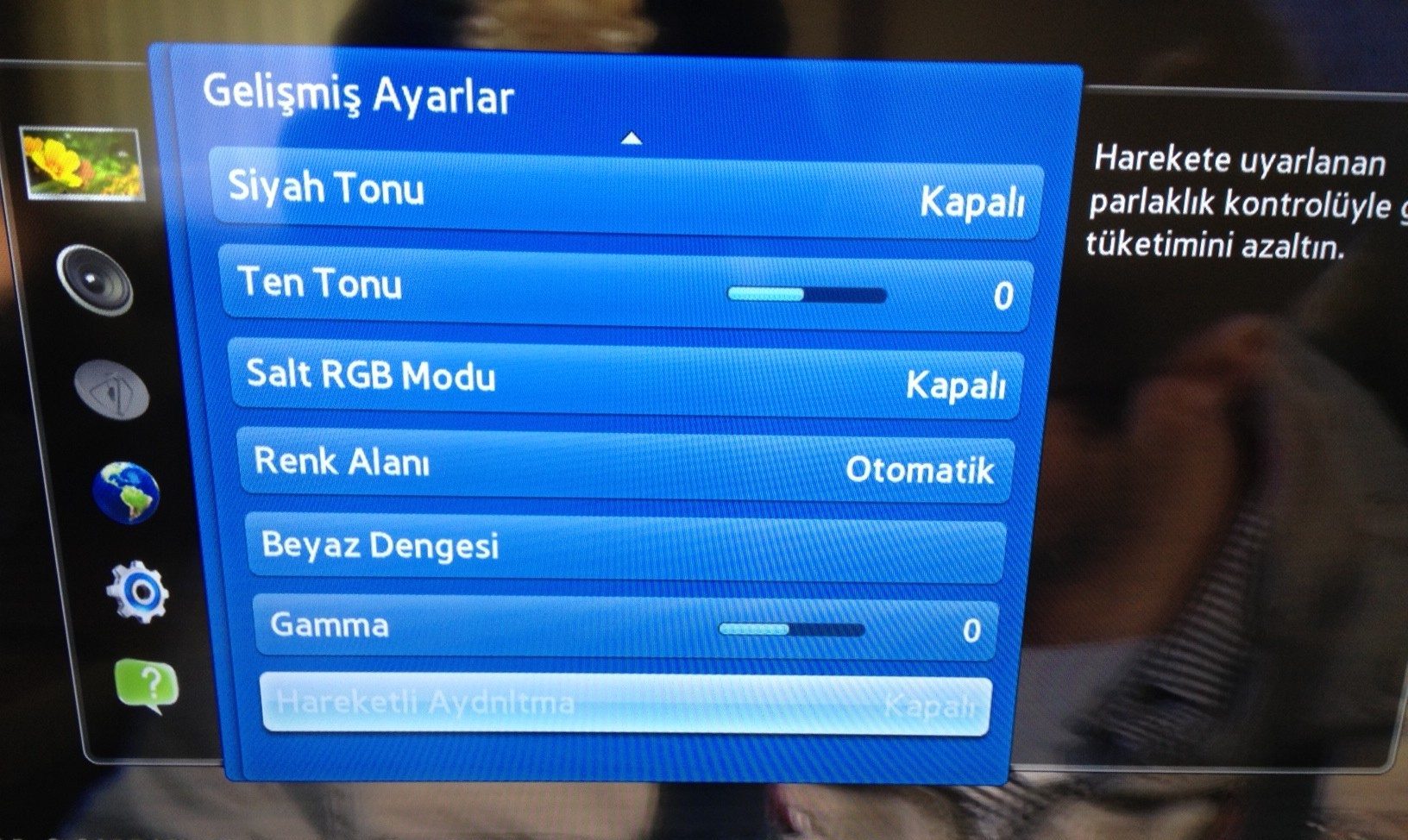 Televizyonda Siyah Seviyesini Ayarlama tv siyah ekran ayarı nasıl yapılır