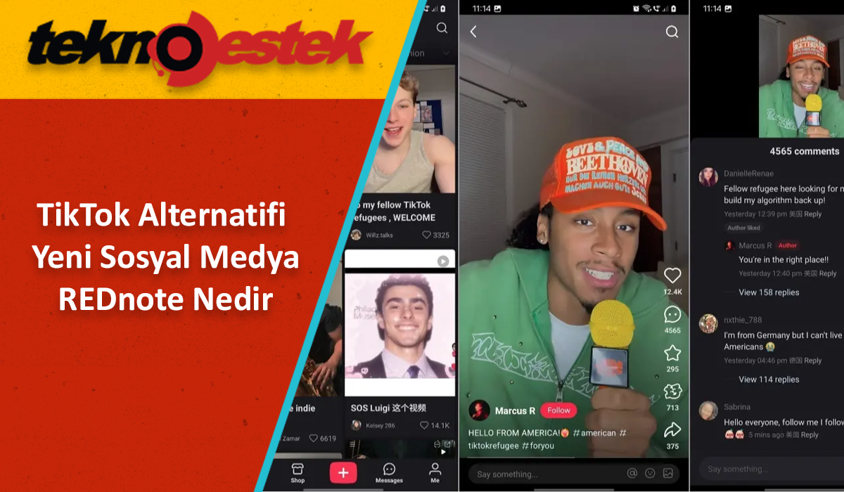 TikTok'a Alternatifi Yeni Sosyal Ağ REDnote Nedir
