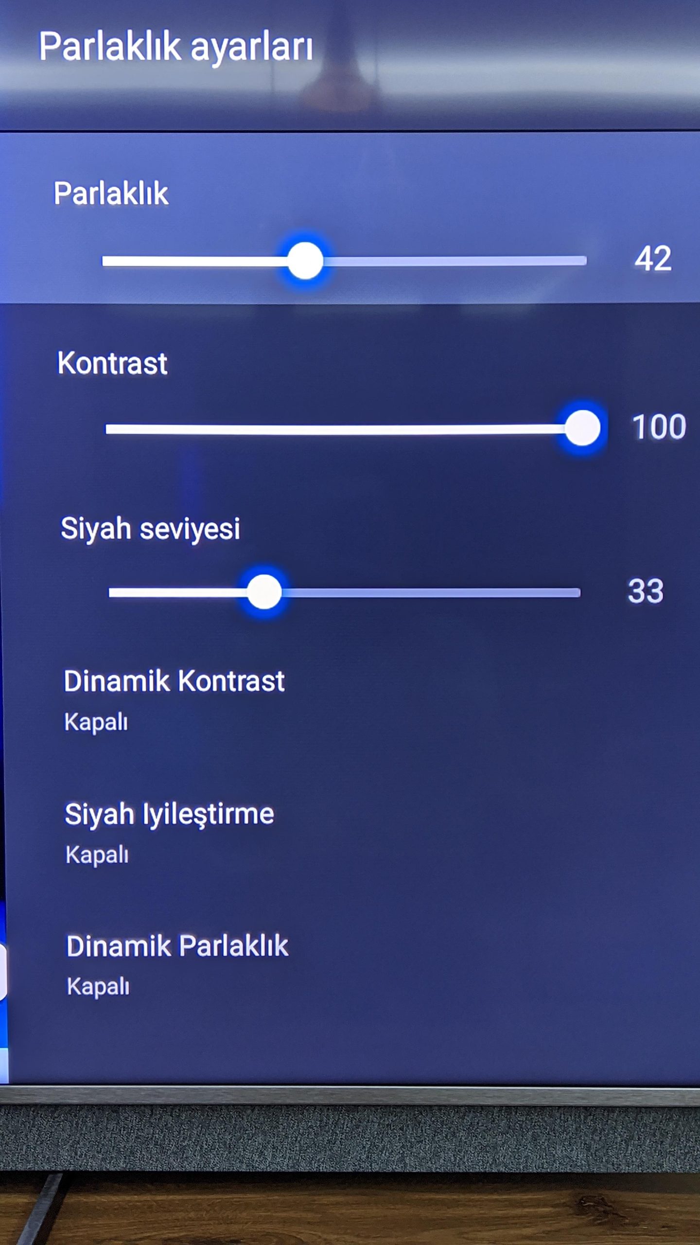 Televizyonda Siyah Seviyesini Ayarlama Televizyonda Siyah Seviyesini Ayarlama