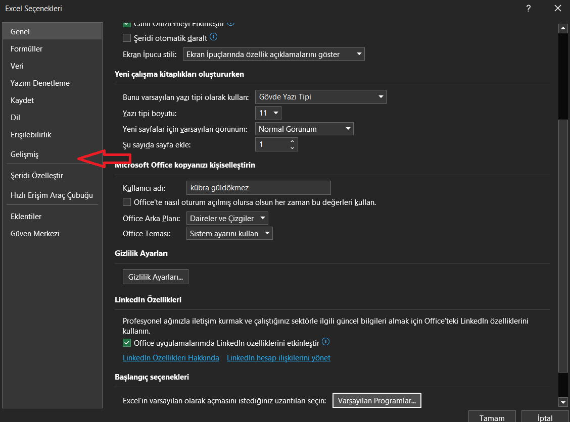 Ekran goruntusu 2025 01 27 133236 - Excel'de Kılavuz Çizgisi Nedir