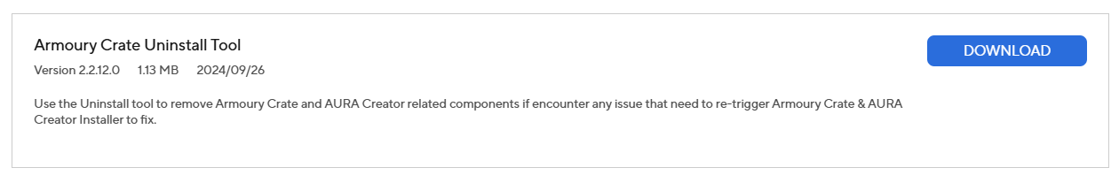 ASUS Armoury Crate Fan Kontrol