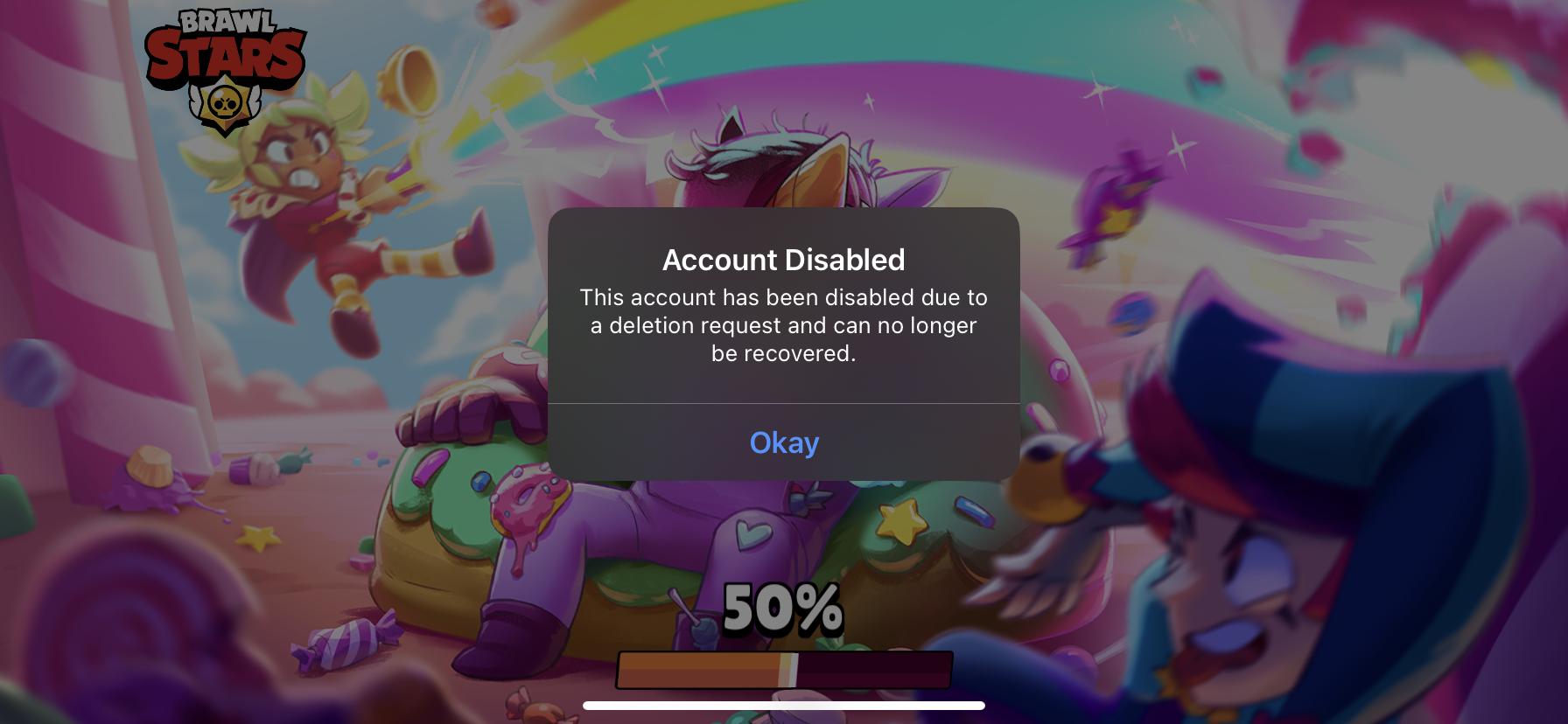 Brawl Stars hesabına giriş yaparken mail erişim sorunu yaşayan bir oyuncunun ekran görüntüsü.