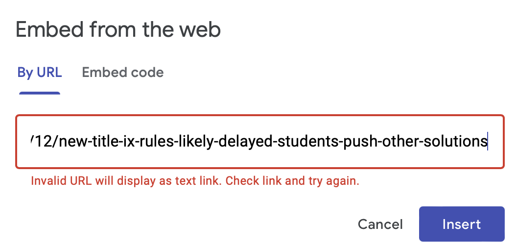 YouTube Geçersiz URL Hatası YouTube Geçersiz URL Hatası