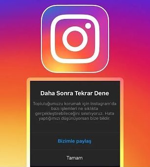 Instagram Geri Bildirim Gerekli Hatası