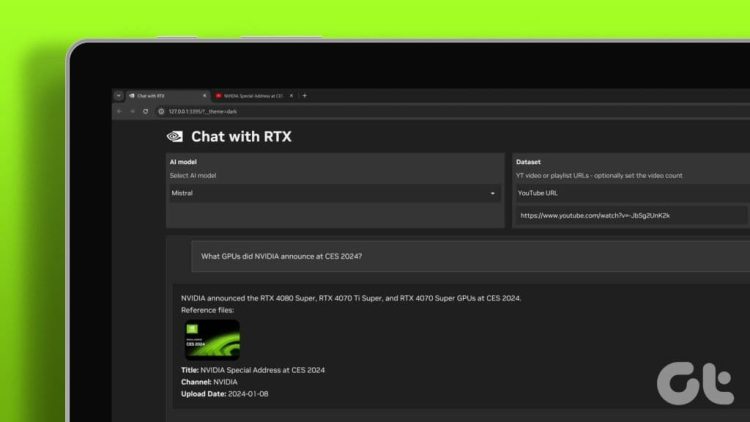 NVIDIA Chat with RTX Windows İndirme ve Kullanma