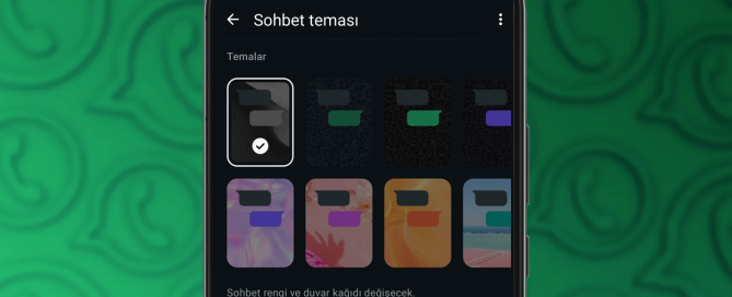 WhatsApp Sohbet Teması Değiştirme