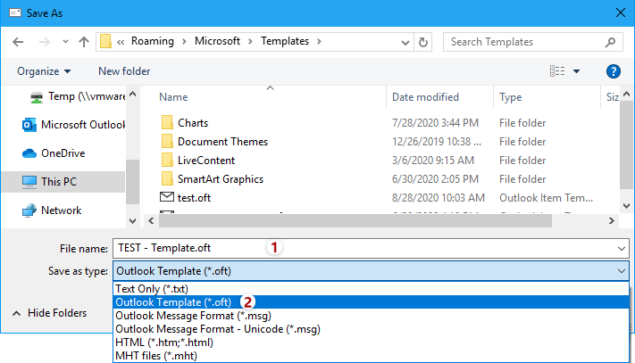 Outlook E-posta Şablonları Oluşturma