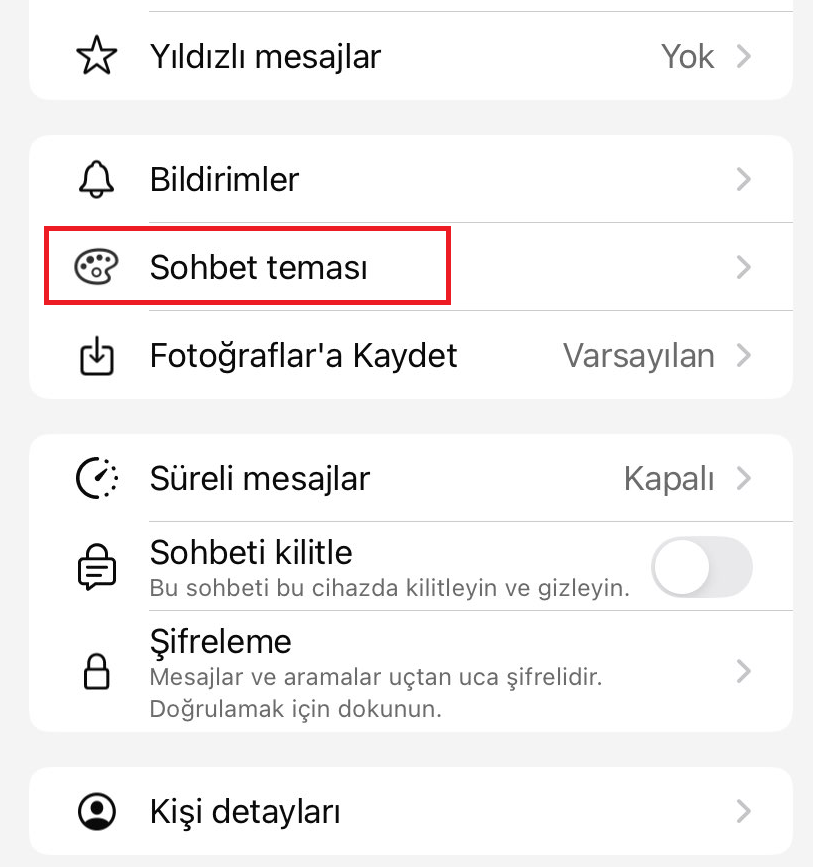WhatsApp mesajlarını renkli hale getirme