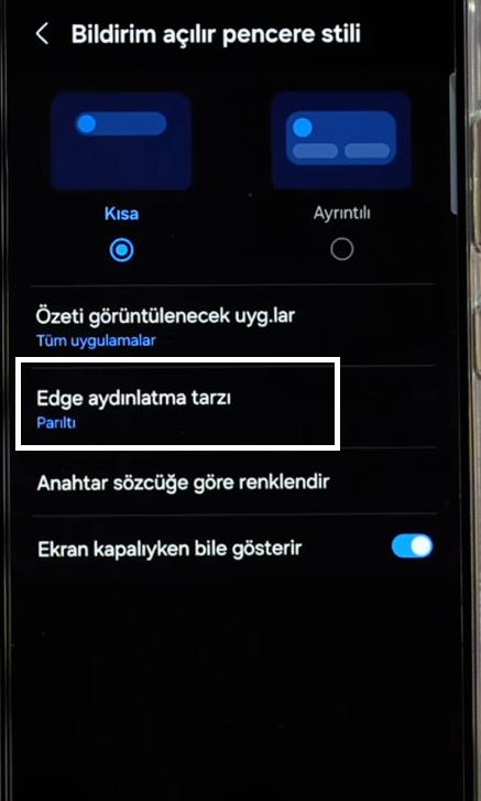 edge aydınlatma tarzı