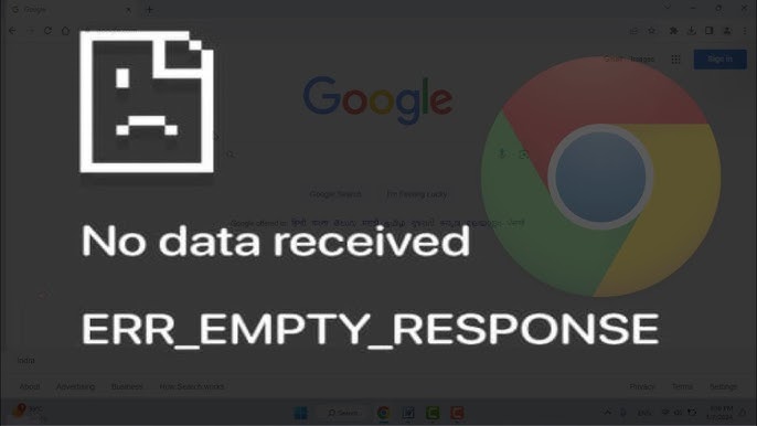 Chrome veya Edge Err_Empty_Response Hatası Chrome veya Edge Err_Empty_Response Hatası