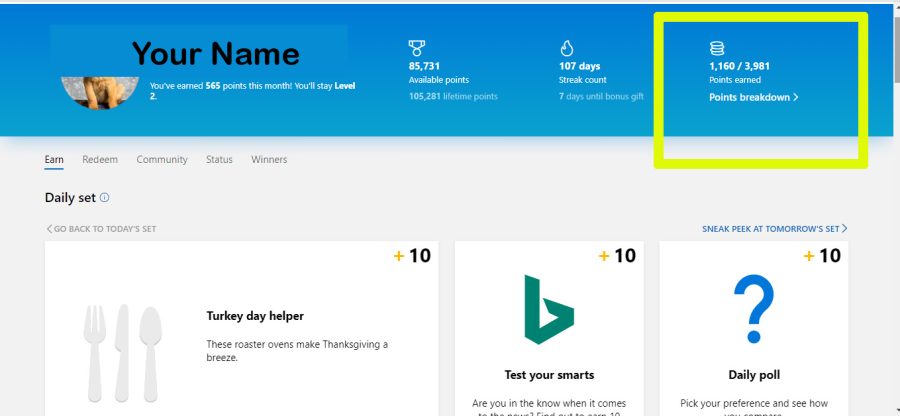 Microsoft Rewards Puan Vermiyor Sorunu