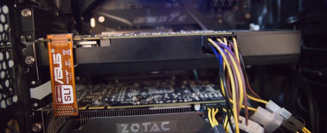 SLI GPU Kullanımı Sorunu SLI teknolojisi ile birbirine bağlanmış iki NVIDIA ekran kartının anakart üzerindeki yerleşimi