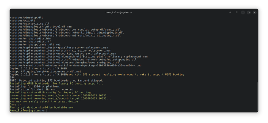 Linux'a WoeUSB Kurma WoeUSB kullanırken karşılaşılan yaygın hataların çözümüne dair bir görsel.