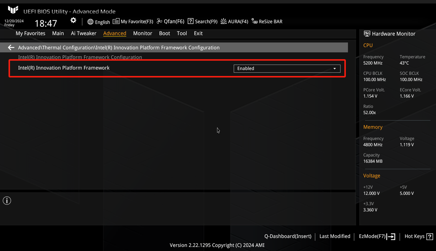 Intel Apo Açılmıyor Sorunu