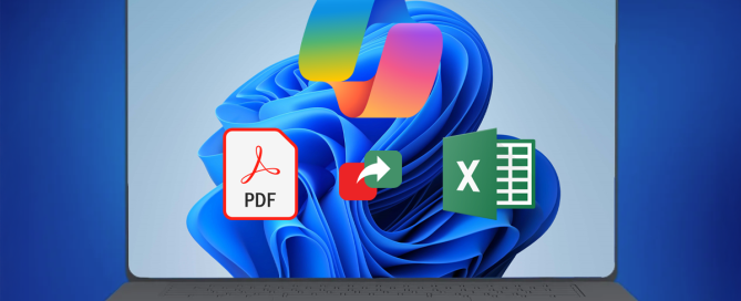 Copilot ile PDF Dosyasını Excele Çevirme