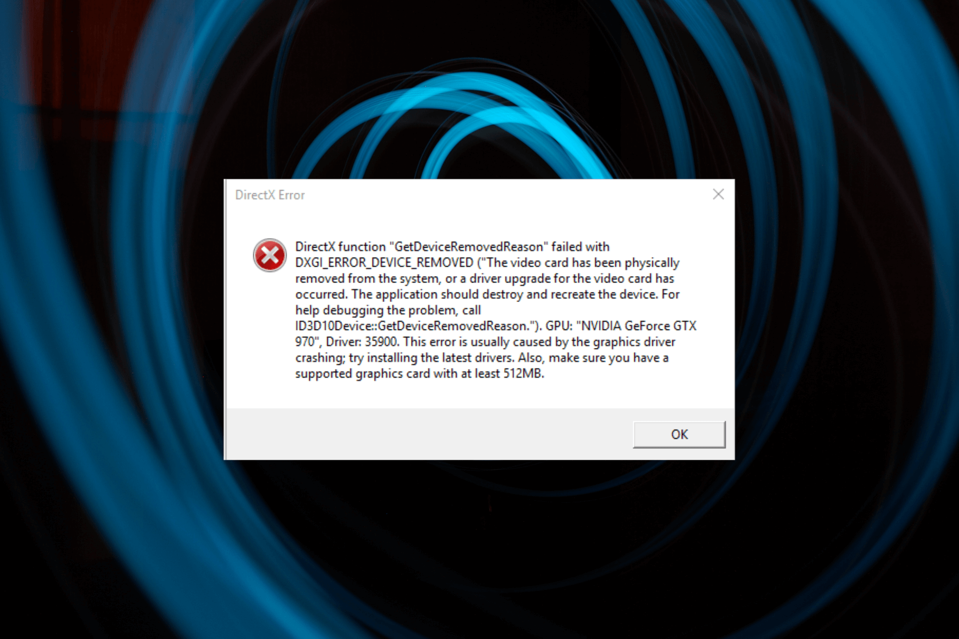 Laptopta GPU Çıkarıldı Hatası