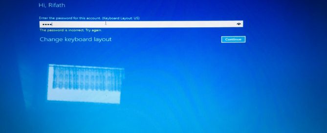 BIOS kullanıcı adı veya parola hatası ile ilgili bir çözüm önerisi görseli.