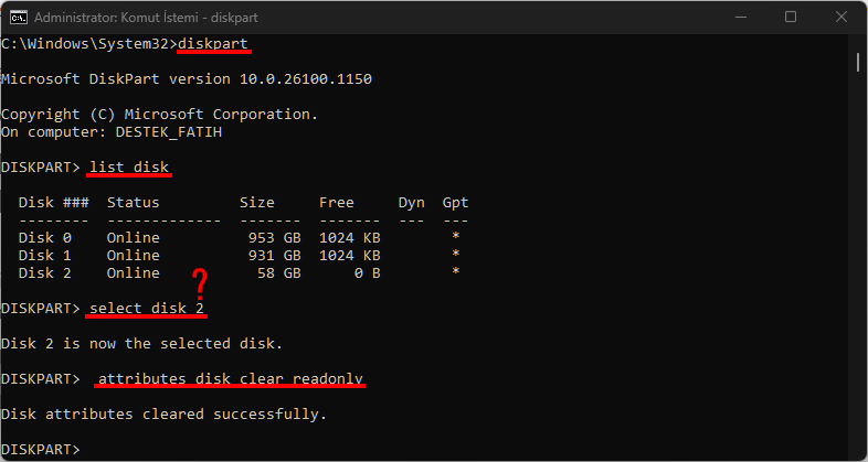 Windows 11 Yazma Koruması Nasıl Kaldırılır