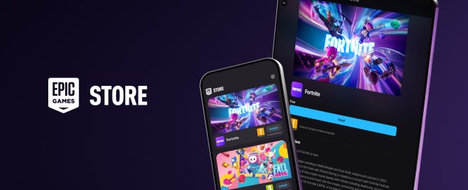 Epic Games uygulamasını iOS cihazınıza indirme süreci, adım adım açıklanmış ve görsel olarak gösterilmiştir.