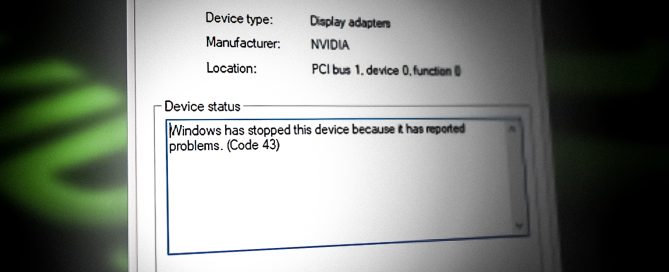 NVIDIA ekran kartı sürücü hatası ekran görüntüsü - Sistem, grafik sürücüsünü devre dışı bıraktı