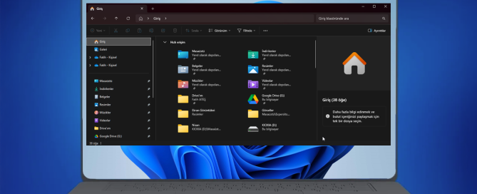 OneDrive Dosya Gezginine Ekleme